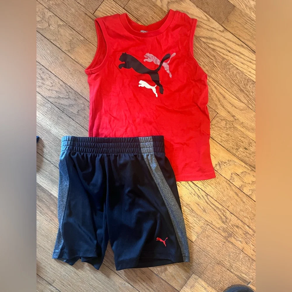 Boys Outfits Bundle 4  Kids Headquarters Puma Warm Weather Nice Casual Athletic - Picture 4 of 6